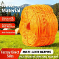 200m Yellow PE/Nylon — Heavy-Duty Lubid Dilaw for Tarp/Guy Lines & Outdoor Use