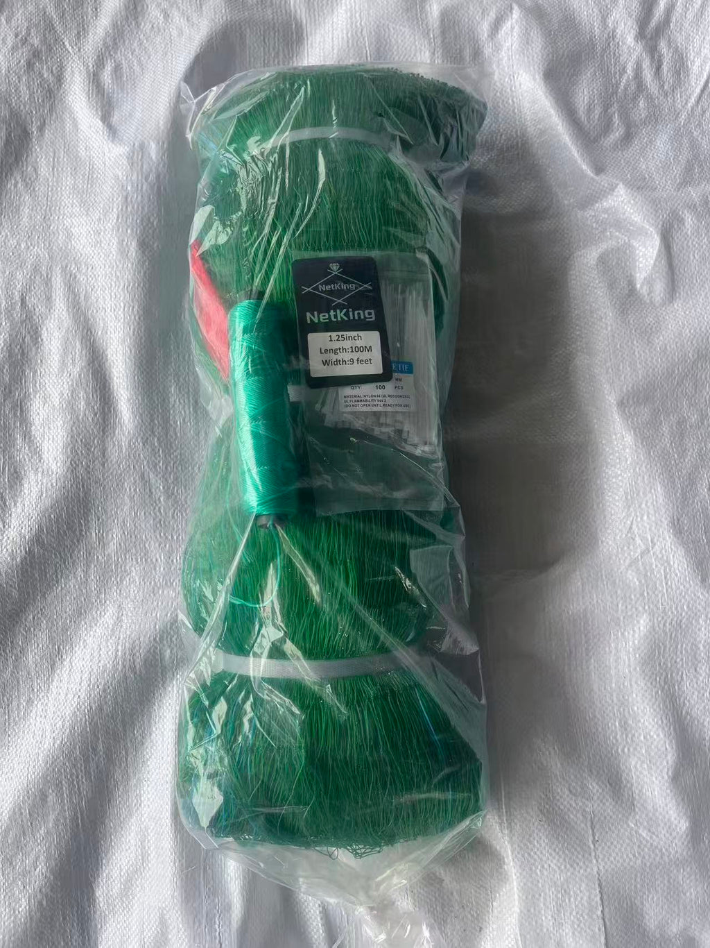 Chicken Net with Free Rope 100M x 6FT 1.25Inch Mesh Lambat for Poultry Garden Fishing
