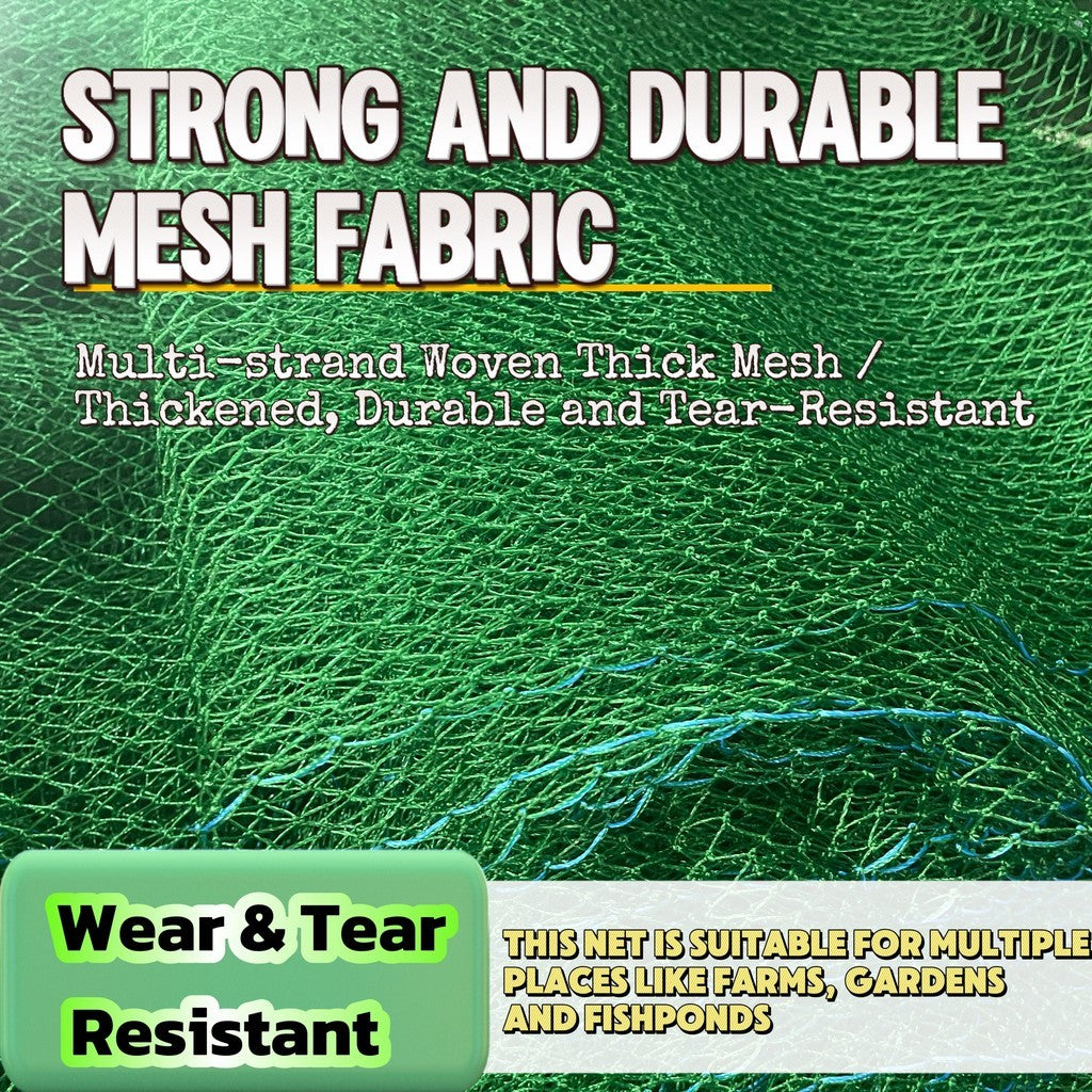 Chicken Net with Free Rope 100M x 6FT 1.25Inch Mesh Lambat for Poultry Garden Fishing